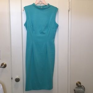 NWT Betty and Veronica teal wiggle dress